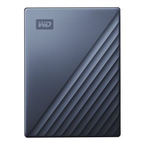 WD My Passport Ultra WDBC3C0020BBL Hard drive - encrypted - 2 TB - external (portable) - USB 3.0 (USB-C connector) - 256-bit AES - blue
