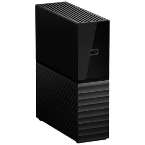 WD My Book WDBBGB0060HBK Hard drive - encrypted - 6 TB - external (desktop) - USB 3.0 - 256-bit AES - black