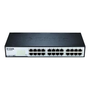 D-Link DES 1024D Switch - unmanaged - 24 x 10/100 - desktop, rack-mountable
