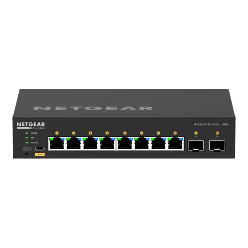 NETGEAR AV Line M4250-8G2XF-PoE+