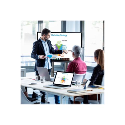 V7 - 86" Diagonal Class LED-backlit LCD display interactive - with touchscreen (multi touch) - Image 3