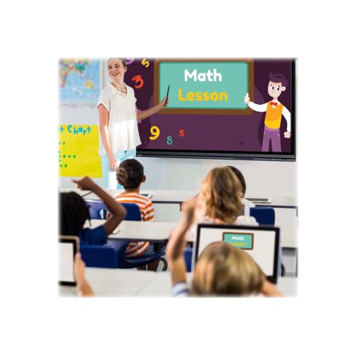 V7 IFP6502-V7 65" Diagonal Class LED-backlit LCD display - interactive - with touchscreen (multi touch) - Image 3