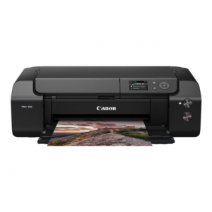 Canon imagePROGRAF PRO-300 13" large-format printer - colour - ink-jet - A3/Ledger - up to 4.25 min/page (mono) / up to 4.25 min/page (colour) - capacity: 100 sheets - USB 2.0, LAN, Wi-Fi(n)