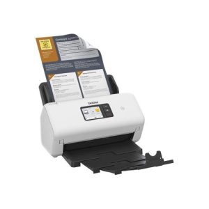 Brother ADS-4500W Document scanner - Dual CIS - Duplex - A4 - 600 dpi x 600 dpi - up to 35 ppm (mono) / up to 35 ppm (colour) - ADF (60 sheets) - up to 5250 scans per day - USB 3.0, Gigabit LAN, Wi-Fi(n), USB 2.0 (Host)