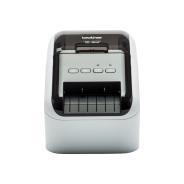 Brother QL-800 Label printer - two-colour (monochrome) - direct thermal - Roll (6.2 cm) - 300 x 600 dpi - up to 148 mm/sec - USB 2.0, USB host - cutter - black, white