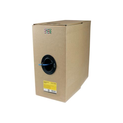 StarTech.com 1000 ft Bulk Roll of Blue CMR Cat6 Solid UTP Riser Cable Cat 6 Riser Cable - Cat.6 CMR Ethernet Cable - 23 AWG - Blue (WIR6CMRBL) - Bulk cable - 304.9 m - UTP - CAT 6 - solid - blue