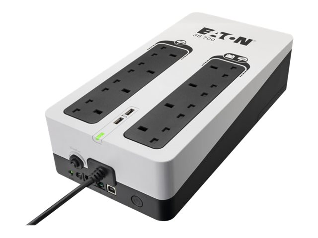 Eaton 3S Gen2 - UPS - BS, (4) UK, (4) UK surge only, USB charge (2), tower
