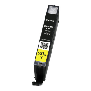 Canon CLI-551Y 7 ml - yellow - original - ink tank - for PIXMA iP8750, iX6850, MG5550, MG5650, MG5655, MG6450, MG6650, MG7150, MG7550, MX725, MX925