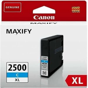 Canon PGI-2500XL C 19.3 ml - High Yield - cyan - original - ink tank - for MAXIFY iB4050, iB4150, MB5050, MB5150, MB5155, MB5350, MB5450, MB5455