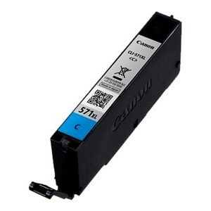 Canon CLI-571C 7 ml - cyan - original - ink tank - for PIXMA TS5051, TS5053, TS5055, TS6050, TS6051, TS6052, TS8051, TS8052, TS9050, TS9055