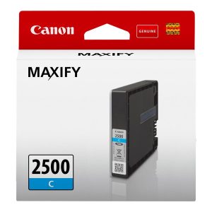 Canon PGI-2500 C 9.6 ml - cyan - original - ink tank - for MAXIFY iB4050, iB4150, MB5050, MB5150, MB5155, MB5350, MB5450, MB5455