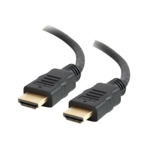 C2G 0.5m High Speed HDMI Cable with Ethernet 4k - UltraHD - HDMI cable with Ethernet - HDMI male to HDMI male - 50 cm - shielded - black