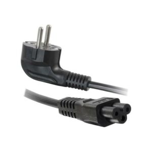 C2G Laptop Power Cord Power cable - IEC 60320 C5 to power CEE 7/7 (M) - AC 250 V - 2 m - molded - black - Europe