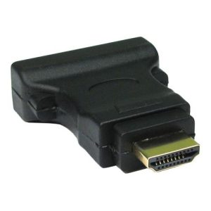Cables Direct Adapter - DVI-D female to HDMI male - black