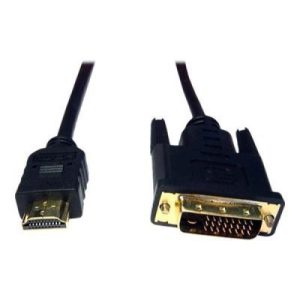 Cables Direct Adapter cable - HDMI male to DVI-D male - 1 m