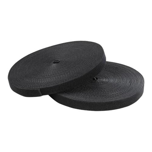 StarTech.com 6.5' (2m) Cable Management Sleeve, Flexible Coiled Cable Wrap, 1.0-1.5" dia. Expandable Sleeve, Polyester Cord Manager/Protector/Concealer, Black Trimmable Cable Organizer