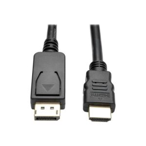 Tripp Lite 6ft DisplayPort to HDMI Adapter Converter Cable DP w/ Latches to HDMI DPort 1.2 4K x 2K M/M 6