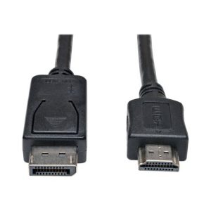 Tripp Lite 6ft DisplayPort to HDMI Adapter Cable Video / Audio Cable DP M/M 6'