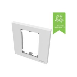 VISION TechConnect 3 1 Gang UK Surround Faceplate - white - 1 gang