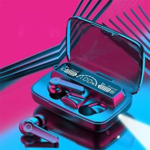 AARVI M-19 TWS Bluetooth 5.0 Wireless Earbuds Touch Waterproof LED Digital Smart Headphones Price in India - Buy AARVI M-19 TWS Bluetooth 5.0...