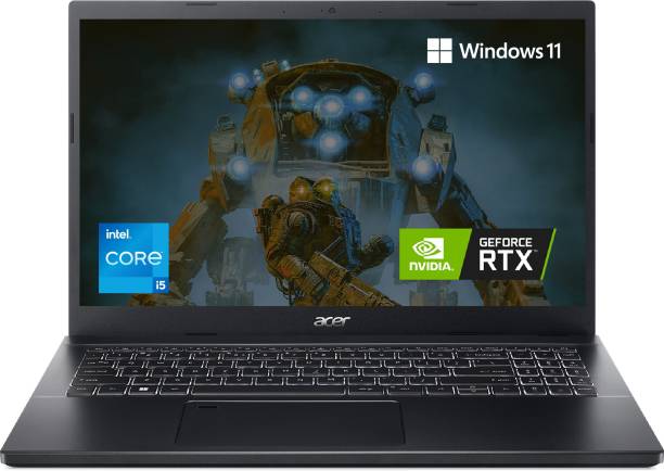 Acer Aspire 7 Core i5 1240P 12th Gen - (8 GB/512 GB SSD/Windows 11 Home/4 GB Graphics/NVIDIA GeForce RTX 3050) A715-51G Gaming Laptop