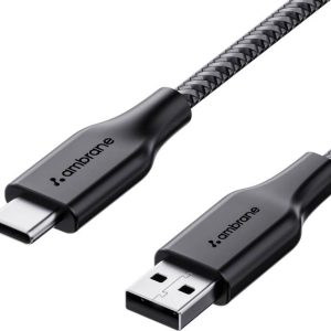 Ambrane USB Type C Cable 3 A 1.5 m RCT-15