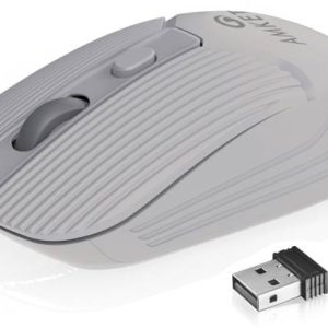 AMKETTE Acura Silent Switch, 3 DPI Settings, Smart Auto Sleep Wireless Optical Mouse