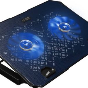 AMKETTE EvoFox Frost 15.6 inches with blue LED 2 Fan Cooling Pad