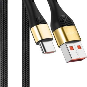 Bestor USB Type C Cable 1 m USB C Cable 5A Fast Charging, USB-A to USB-C Cable Nylon Braided Charger Cord
