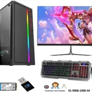 brozzo Best gaming and Editing dekstop Core i3 (8 GB DDR3/Windows 10 Home/2 GB/19 Inch Screen/Full Set Budget Gaming Pc Desktop Intel Core I5 Ram...