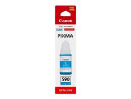 Canon GI 590 C 70 ml - cyan - original - ink refill - for PIXMA G1501, G1510, G2500, G2501, G2510, G3410, G3500, G3501, G3510, G4410, G4500, G4511