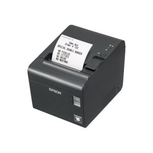Epson TM L90LF Receipt printer - thermal line - Roll (7.95 cm) - 203 x 203 dpi - up to 170 mm/sec - USB 2.0, serial - cutter - partial-cut cutter - dark grey