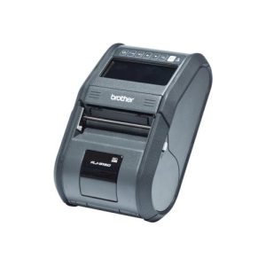 Brother RuggedJet RJ-3150 Receipt printer - direct thermal - Roll (8 cm) - 203 dpi - up to 127 mm/sec - USB 2.0, Wi-Fi(n), USB host, Bluetooth 2.1 EDR - peeler