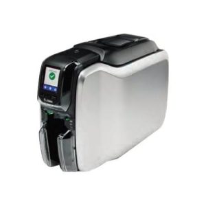 Zebra ZC300 Plastic card printer - colour - Duplex - dye sublimation/thermal transfer - CR-80 Card (85.6 x 54 mm) - 300 dpi - up to 900 cards/hour (mono) / up to 200 cards/hour (colour) - capacity: 100 cards - USB 2.0, LAN