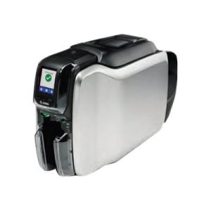 Zebra ZC300 Plastic card printer - colour - Duplex - dye sublimation/thermal transfer - CR-80 Card (85.6 x 54 mm) - 300 dpi - up to 900 cards/hour (mono) / up to 200 cards/hour (colour) - capacity: 100 cards - USB 2.0, LAN - TAA Compliant