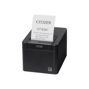 Citizen CT-E301 Receipt printer - two-colour (monochrome) - direct thermal - Roll (7.95 cm), Roll (5.75 cm) - 203 dpi - up to 250 mm/sec - USB 2.0 - cutter - black