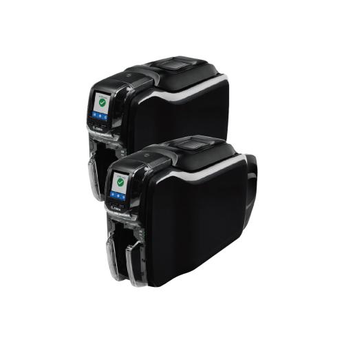 Zebra ZC350 Plastic card printer - colour - dye sublimation/thermal transfer - CR-80 Card (85.6 x 54 mm) - 300 dpi - up to 1000 cards/hour (mono) / up to 225 cards/hour (colour) - capacity: 100 cards - USB 2.0, LAN