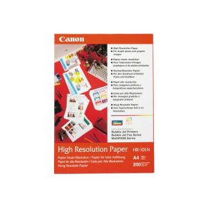 Canon HR-101 A4 (210 x 297 mm) 50 sheet(s) plain paper - for i-SENSYS LBP673; PIXMA IP4000, iP5000, iP6210, iP6310, iP8500, MG2555, MG8250, TS7450