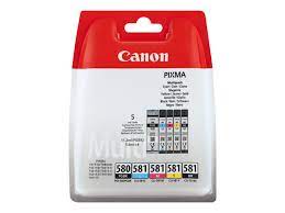 Canon PGI 580 PGBK CLI 581 CMYBK Multipack 5 pack - black, yellow, cyan, magenta - original - blister - ink tank - for PIXMA TS6251, TS6350, TS6351, TS705, TS8252, TS8350, TS8351, TS8352, TS9550, TS9551