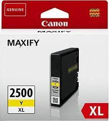 Canon PGI-2500XL Y 19.3 ml - High Yield - yellow - original - ink tank - for MAXIFY iB4050, iB4150, MB5050, MB5150, MB5155, MB5350, MB5450, MB5455