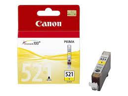 Canon CLI-521Y 9 ml - yellow - original - ink tank - for PIXMA iP3600, iP4700, MP540, MP550, MP560, MP620, MP630, MP640, MP980, MP990, MX860, MX870