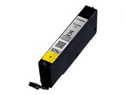Canon CLI-571Y XL 11 ml - High Yield - yellow - original - ink tank - for PIXMA TS5051, TS5053, TS5055, TS6050, TS6051, TS6052, TS8051, TS8052, TS9050, TS9055