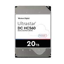 WD Ultrastar DC HC560 Hard drive - 20 TB - internal - 3.5" - SAS 12Gb/s - 7200 rpm - buffer: 512 MB