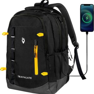 Travalate Laptop Office/School/Travel/Business Backpack Water Resistant 48 L Laptop Backpack Black - Price in India | Flipkart.com