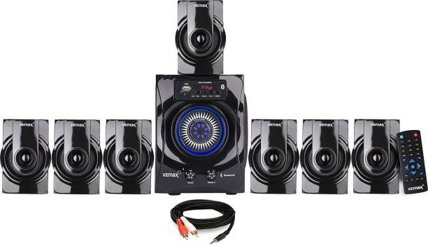 Vemax Mist 7.1 Bluetooth Home Theater System with FM, AUX, USB, Bass & Treble Control 45 W Bluetooth Home Theatre