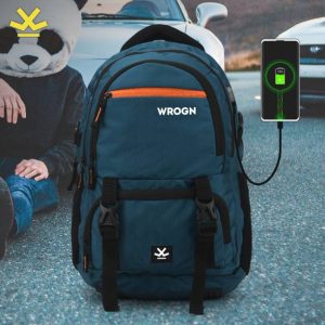 WROGN ASHPER Unisex Backpack with USB Port and Rain Cover 40 L Laptop Backpack