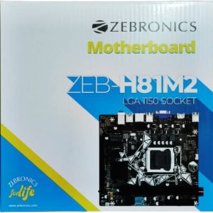 ZEBRONICS ZEB-H81M2 with PCIE M.2 / NVMe Slot Motherboard