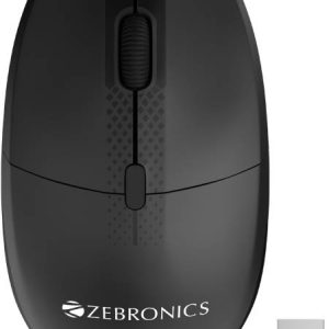 ZEBRONICS ZEB-POP 2.4GHz Wireless Mouse max1600 DPI, USB Nano Receiver, 4 Buttons(BLACK) Wireless Optical Mouse