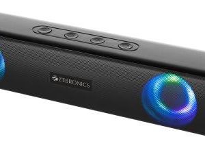 ZEBRONICS Zeb-PSPK 1(Vita 101) Bluetooth v5.0,withRGB light,USB, SD Card, AUX, FM 10 W Bluetooth Home Audio Speaker